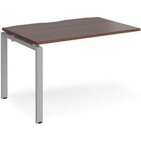 Click to view product details and reviews for Bench Desk Add On Rectangular Desk 1200mm Walnut Tops With Silver Frames 800mm Depth Adapt. Click to view product details and reviews for Bench Desk Add On Rectangular Desk 1200mm Walnut Tops With Silver Frames 800mm Depth Adapt.