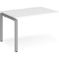 Click to view product details and reviews for Bench Desk Add On Rectangular Desk 1200mm White Tops With Silver Frames 800mm Depth Adapt. Click to view product details and reviews for Bench Desk Add On Rectangular Desk 1200mm White Tops With Silver Frames 800mm Depth Adapt.