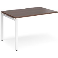 Click to view product details and reviews for Bench Desk Add On Rectangular Desk 1200mm Walnut Tops With White Frames 800mm Depth Adapt. Click to view product details and reviews for Bench Desk Add On Rectangular Desk 1200mm Walnut Tops With White Frames 800mm Depth Adapt.