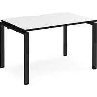 Click to view product details and reviews for Adapt Single Desk 1200mm X 800mm Black Frame White Top Black Edge. Click to view product details and reviews for Adapt Single Desk 1200mm X 800mm Black Frame White Top Black Edge.