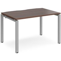 Click to view product details and reviews for Bench Desk Single Person Rectangular Desk 1200mm Walnut Tops With Silver Frames 800mm Depth Adapt. Click to view product details and reviews for Bench Desk Single Person Rectangular Desk 1200mm Walnut Tops With Silver Frames 800mm Depth Adapt.