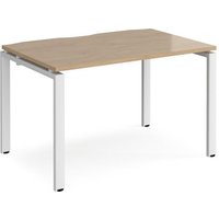 Click to view product details and reviews for Adapt Single Desk 1200mm X 800mm White Frame Kendal Oak Top. Click to view product details and reviews for Adapt Single Desk 1200mm X 800mm White Frame Kendal Oak Top.
