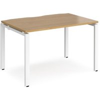 Click to view product details and reviews for Bench Desk Single Person Rectangular Desk 1200mm Oak Tops With White Frames 800mm Depth Adapt. Click to view product details and reviews for Bench Desk Single Person Rectangular Desk 1200mm Oak Tops With White Frames 800mm Depth Adapt.