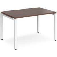 Click to view product details and reviews for Bench Desk Single Person Rectangular Desk 1200mm Walnut Tops With White Frames 800mm Depth Adapt. Click to view product details and reviews for Bench Desk Single Person Rectangular Desk 1200mm Walnut Tops With White Frames 800mm Depth Adapt.