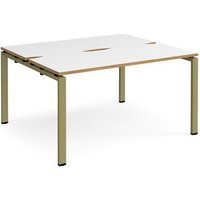 Click to view product details and reviews for Adapt Back To Back Desks 1400mm X 1200mm Green Frame White Top Oak Edge. Click to view product details and reviews for Adapt Back To Back Desks 1400mm X 1200mm Green Frame White Top Oak Edge.