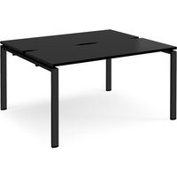 Click to view product details and reviews for Adapt Back To Back Desks 1400mm X 1200mm Black Frame Black Top. Click to view product details and reviews for Adapt Back To Back Desks 1400mm X 1200mm Black Frame Black Top.