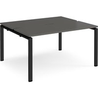 Click to view product details and reviews for Adapt Back To Back Desks 1400mm X 1200mm Black Frame Storm Grey Top. Click to view product details and reviews for Adapt Back To Back Desks 1400mm X 1200mm Black Frame Storm Grey Top.