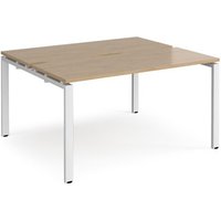 Click to view product details and reviews for Adapt Back To Back Desks 1400mm X 1200mm White Frame Kendal Oak Top. Click to view product details and reviews for Adapt Back To Back Desks 1400mm X 1200mm White Frame Kendal Oak Top.