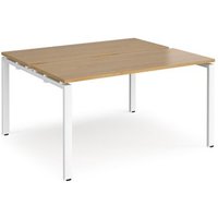Click to view product details and reviews for Bench Desk 2 Person Rectangular Desks 1400mm Oak Tops With White Frames 1200mm Depth Adapt. Click to view product details and reviews for Bench Desk 2 Person Rectangular Desks 1400mm Oak Tops With White Frames 1200mm Depth Adapt.