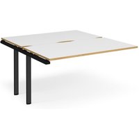 Click to view product details and reviews for Bench Desk Add On 2 Person Rectangular Desks 1400mm White Oak Tops With Black Frames 1600mm Depth Adapt. Click to view product details and reviews for Bench Desk Add On 2 Person Rectangular Desks 1400mm White Oak Tops With Black Frames 1600mm Depth Adapt.