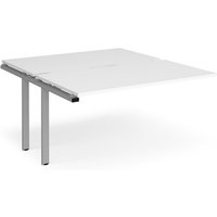 Click to view product details and reviews for Bench Desk Add On 2 Person Rectangular Desks 1400mm White Tops With Silver Frames 1600mm Depth Adapt. Click to view product details and reviews for Bench Desk Add On 2 Person Rectangular Desks 1400mm White Tops With Silver Frames 1600mm Depth Adapt.