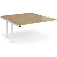 Click to view product details and reviews for Bench Desk Add On 2 Person Rectangular Desks 1400mm Oak Tops With White Frames 1600mm Depth Adapt. Click to view product details and reviews for Bench Desk Add On 2 Person Rectangular Desks 1400mm Oak Tops With White Frames 1600mm Depth Adapt.