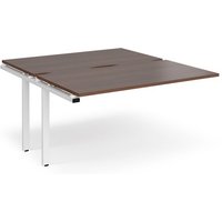 Click to view product details and reviews for Bench Desk Add On 2 Person Rectangular Desks 1400mm Walnut Tops With White Frames 1600mm Depth Adapt. Click to view product details and reviews for Bench Desk Add On 2 Person Rectangular Desks 1400mm Walnut Tops With White Frames 1600mm Depth Adapt.