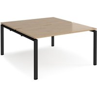 Click to view product details and reviews for Adapt Back To Back Desks 1400mm X 1600mm Black Frame Kendal Oak Top. Click to view product details and reviews for Adapt Back To Back Desks 1400mm X 1600mm Black Frame Kendal Oak Top.
