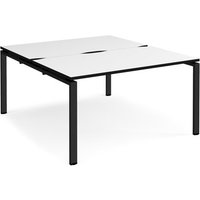 Click to view product details and reviews for Adapt Back To Back Desks 1400mm X 1600mm Black Frame White Top Black Edge. Click to view product details and reviews for Adapt Back To Back Desks 1400mm X 1600mm Black Frame White Top Black Edge.