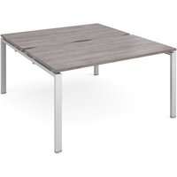 Click to view product details and reviews for Adapt Back To Back Desks 1400mm X 1600mm Silver Frame Grey Oak Top. Click to view product details and reviews for Adapt Back To Back Desks 1400mm X 1600mm Silver Frame Grey Oak Top.