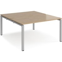 Click to view product details and reviews for Adapt Back To Back Desks 1400mm X 1600mm Silver Frame Kendal Oak Top. Click to view product details and reviews for Adapt Back To Back Desks 1400mm X 1600mm Silver Frame Kendal Oak Top.