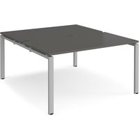 Click to view product details and reviews for Adapt Back To Back Desks 1400mm X 1600mm Silver Frame Storm Grey Top. Click to view product details and reviews for Adapt Back To Back Desks 1400mm X 1600mm Silver Frame Storm Grey Top.