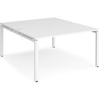 Click to view product details and reviews for Bench Desk 2 Person Rectangular Desks 1400mm White Tops With White Frames 1600mm Depth Adapt. Click to view product details and reviews for Bench Desk 2 Person Rectangular Desks 1400mm White Tops With White Frames 1600mm Depth Adapt.