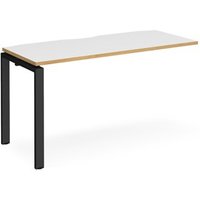 Click to view product details and reviews for Bench Desk Add On Rectangular Desk 1400mm White Oak Tops With Black Frames 600mm Depth Adapt. Click to view product details and reviews for Bench Desk Add On Rectangular Desk 1400mm White Oak Tops With Black Frames 600mm Depth Adapt.