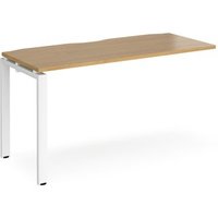 Click to view product details and reviews for Bench Desk Add On Rectangular Desk 1400mm Oak Tops With White Frames 600mm Depth Adapt. Click to view product details and reviews for Bench Desk Add On Rectangular Desk 1400mm Oak Tops With White Frames 600mm Depth Adapt.