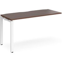 Click to view product details and reviews for Bench Desk Add On Rectangular Desk 1400mm Walnut Tops With White Frames 600mm Depth Adapt. Click to view product details and reviews for Bench Desk Add On Rectangular Desk 1400mm Walnut Tops With White Frames 600mm Depth Adapt.