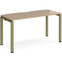 Click to view product details and reviews for Adapt Single Desk 1400mm X 600mm Green Frame Kendal Oak Top. Click to view product details and reviews for Adapt Single Desk 1400mm X 600mm Green Frame Kendal Oak Top.