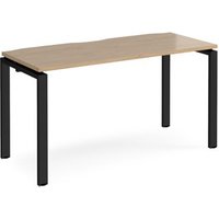 Click to view product details and reviews for Adapt Single Desk 1400mm X 600mm Black Frame Kendal Oak Top. Click to view product details and reviews for Adapt Single Desk 1400mm X 600mm Black Frame Kendal Oak Top.
