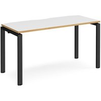 Click to view product details and reviews for Bench Desk Single Person Rectangular Desk 1400mm White Oak Tops With Black Frames 600mm Depth Adapt. Click to view product details and reviews for Bench Desk Single Person Rectangular Desk 1400mm White Oak Tops With Black Frames 600mm Depth Adapt.