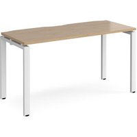Click to view product details and reviews for Adapt Single Desk 1400mm X 600mm White Frame Kendal Oak Top. Click to view product details and reviews for Adapt Single Desk 1400mm X 600mm White Frame Kendal Oak Top.