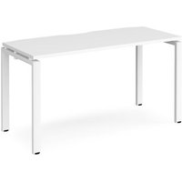 Click to view product details and reviews for Bench Desk Single Person Rectangular Desk 1400mm White Tops With White Frames 600mm Depth Adapt. Click to view product details and reviews for Bench Desk Single Person Rectangular Desk 1400mm White Tops With White Frames 600mm Depth Adapt.