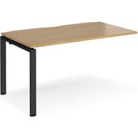 Click to view product details and reviews for Bench Desk Add On Rectangular Desk 1400mm Oak Tops With Black Frames 800mm Depth Adapt. Click to view product details and reviews for Bench Desk Add On Rectangular Desk 1400mm Oak Tops With Black Frames 800mm Depth Adapt.