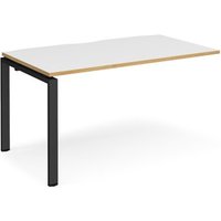 Click to view product details and reviews for Bench Desk Add On Rectangular Desk 1400mm White Oak Tops With Black Frames 800mm Depth Adapt. Click to view product details and reviews for Bench Desk Add On Rectangular Desk 1400mm White Oak Tops With Black Frames 800mm Depth Adapt.