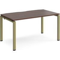 Click to view product details and reviews for Adapt Single Desk 1400mm X 800mm Green Frame Walnut Top. Click to view product details and reviews for Adapt Single Desk 1400mm X 800mm Green Frame Walnut Top.