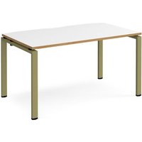 Click to view product details and reviews for Adapt Single Desk 1400mm X 800mm Green Frame White Top Oak Edge. Click to view product details and reviews for Adapt Single Desk 1400mm X 800mm Green Frame White Top Oak Edge.