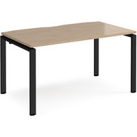 Click to view product details and reviews for Adapt Single Desk 1400mm X 800mm Black Frame Kendal Oak Top. Click to view product details and reviews for Adapt Single Desk 1400mm X 800mm Black Frame Kendal Oak Top.