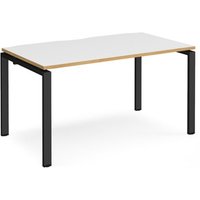 Click to view product details and reviews for Bench Desk Single Person Rectangular Desk 1400mm White Oak Tops With Black Frames 800mm Depth Adapt. Click to view product details and reviews for Bench Desk Single Person Rectangular Desk 1400mm White Oak Tops With Black Frames 800mm Depth Adapt.