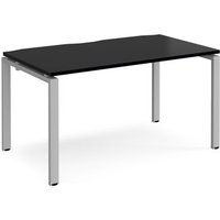 Click to view product details and reviews for Adapt Single Desk 1400mm X 800mm Silver Frame Black Top. Click to view product details and reviews for Adapt Single Desk 1400mm X 800mm Silver Frame Black Top.
