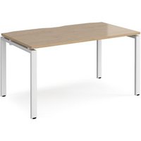 Click to view product details and reviews for Adapt Single Desk 1400mm X 800mm White Frame Kendal Oak Top. Click to view product details and reviews for Adapt Single Desk 1400mm X 800mm White Frame Kendal Oak Top.