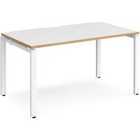 Click to view product details and reviews for Bench Desk Single Person Rectangular Desk 1400mm White Oak Tops With White Frames 800mm Depth Adapt. Click to view product details and reviews for Bench Desk Single Person Rectangular Desk 1400mm White Oak Tops With White Frames 800mm Depth Adapt.