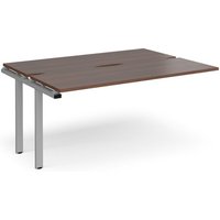 Click to view product details and reviews for Bench Desk Add On 2 Person Rectangular Desks 1600mm Walnut Tops With Silver Frames 1200mm Depth Adapt. Click to view product details and reviews for Bench Desk Add On 2 Person Rectangular Desks 1600mm Walnut Tops With Silver Frames 1200mm Depth Adapt.
