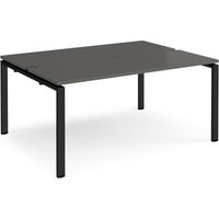 Click to view product details and reviews for Adapt Back To Back Desks 1600mm X 1200mm Black Frame Storm Grey Top. Click to view product details and reviews for Adapt Back To Back Desks 1600mm X 1200mm Black Frame Storm Grey Top.