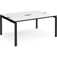 Click to view product details and reviews for Adapt Back To Back Desks 1600mm X 1200mm Black Frame White Top Black Edge. Click to view product details and reviews for Adapt Back To Back Desks 1600mm X 1200mm Black Frame White Top Black Edge.