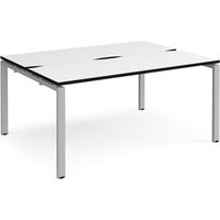 Click to view product details and reviews for Adapt Back To Back Desks 1600mm X 1200mm Silver Frame White Top Black Edge. Click to view product details and reviews for Adapt Back To Back Desks 1600mm X 1200mm Silver Frame White Top Black Edge.