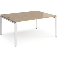 Click to view product details and reviews for Adapt Back To Back Desks 1600mm X 1200mm White Frame Kendal Oak Top. Click to view product details and reviews for Adapt Back To Back Desks 1600mm X 1200mm White Frame Kendal Oak Top.