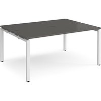 Click to view product details and reviews for Adapt Back To Back Desks 1600mm X 1200mm White Frame Storm Grey Top. Click to view product details and reviews for Adapt Back To Back Desks 1600mm X 1200mm White Frame Storm Grey Top.