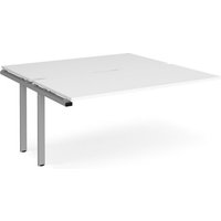 Click to view product details and reviews for Bench Desk Add On 2 Person Rectangular Desks 1600mm White Tops With Silver Frames 1600mm Depth Adapt. Click to view product details and reviews for Bench Desk Add On 2 Person Rectangular Desks 1600mm White Tops With Silver Frames 1600mm Depth Adapt.