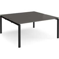 Click to view product details and reviews for Adapt Back To Back Desks 1600mm X 1600mm Black Frame Storm Grey Top. Click to view product details and reviews for Adapt Back To Back Desks 1600mm X 1600mm Black Frame Storm Grey Top.