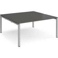 Click to view product details and reviews for Adapt Back To Back Desks 1600mm X 1600mm Silver Frame Storm Grey Top. Click to view product details and reviews for Adapt Back To Back Desks 1600mm X 1600mm Silver Frame Storm Grey Top.