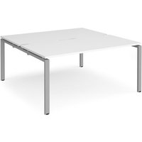 Click to view product details and reviews for Bench Desk 2 Person Rectangular Desks 1600mm White Tops With Silver Frames 1600mm Depth Adapt. Click to view product details and reviews for Bench Desk 2 Person Rectangular Desks 1600mm White Tops With Silver Frames 1600mm Depth Adapt.